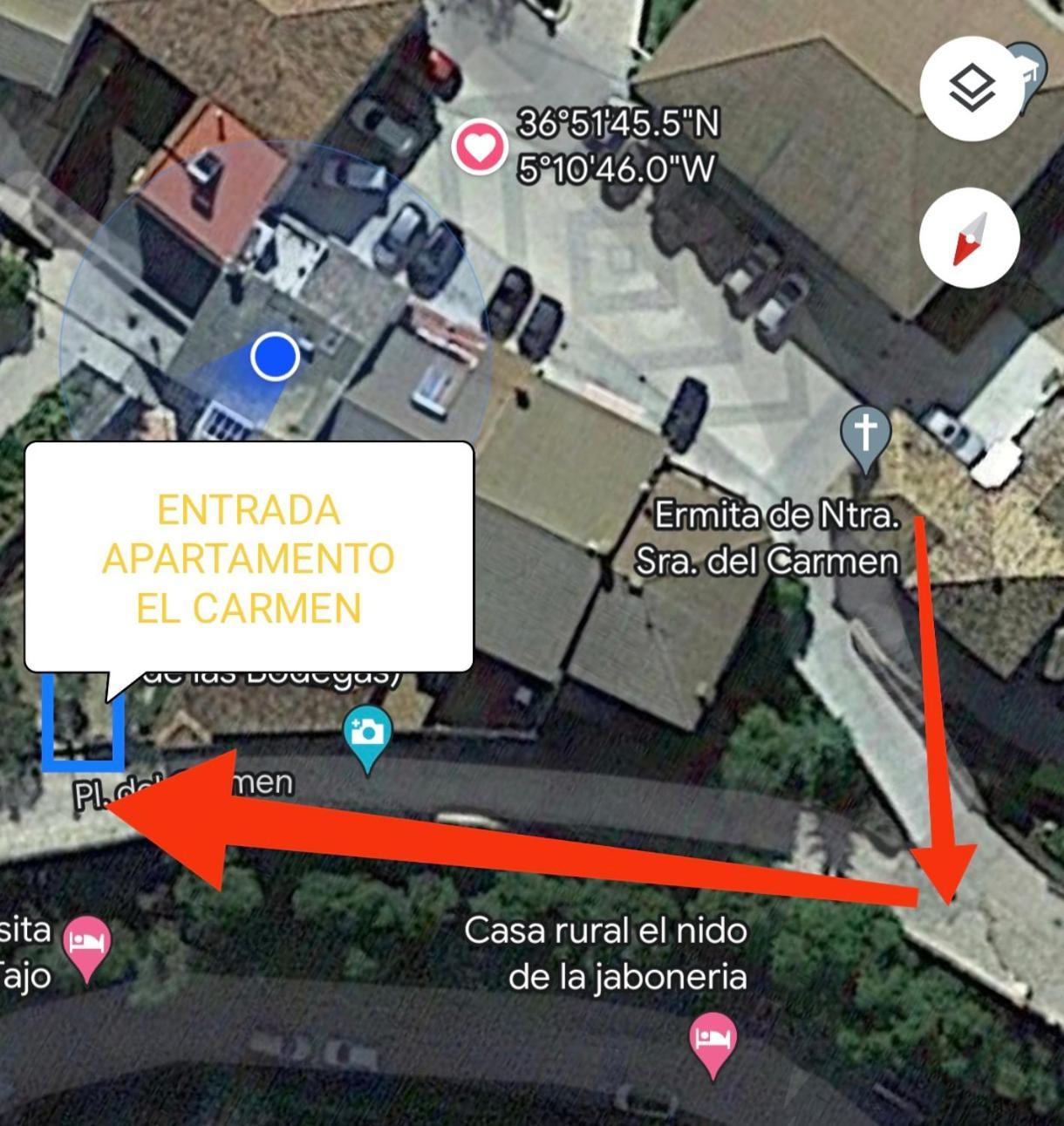 Apartamento El Carmen Setenil De Las Bodegas Eksteriør bilde